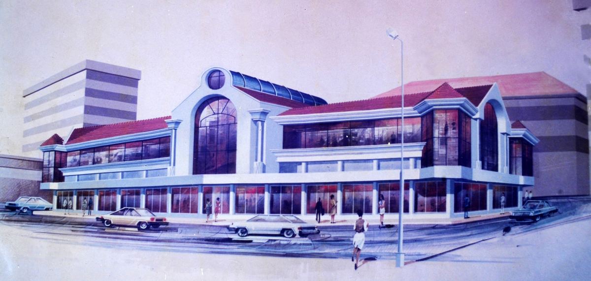 Magnum Centre, M.G. Road, Panaji — the architect's rendering