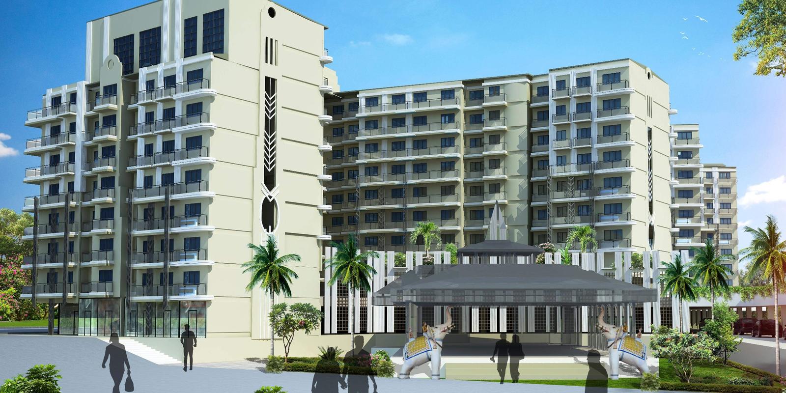 Magnum Rajdeep, St Inez, Panaji — artist's impression: the entrance pavilion