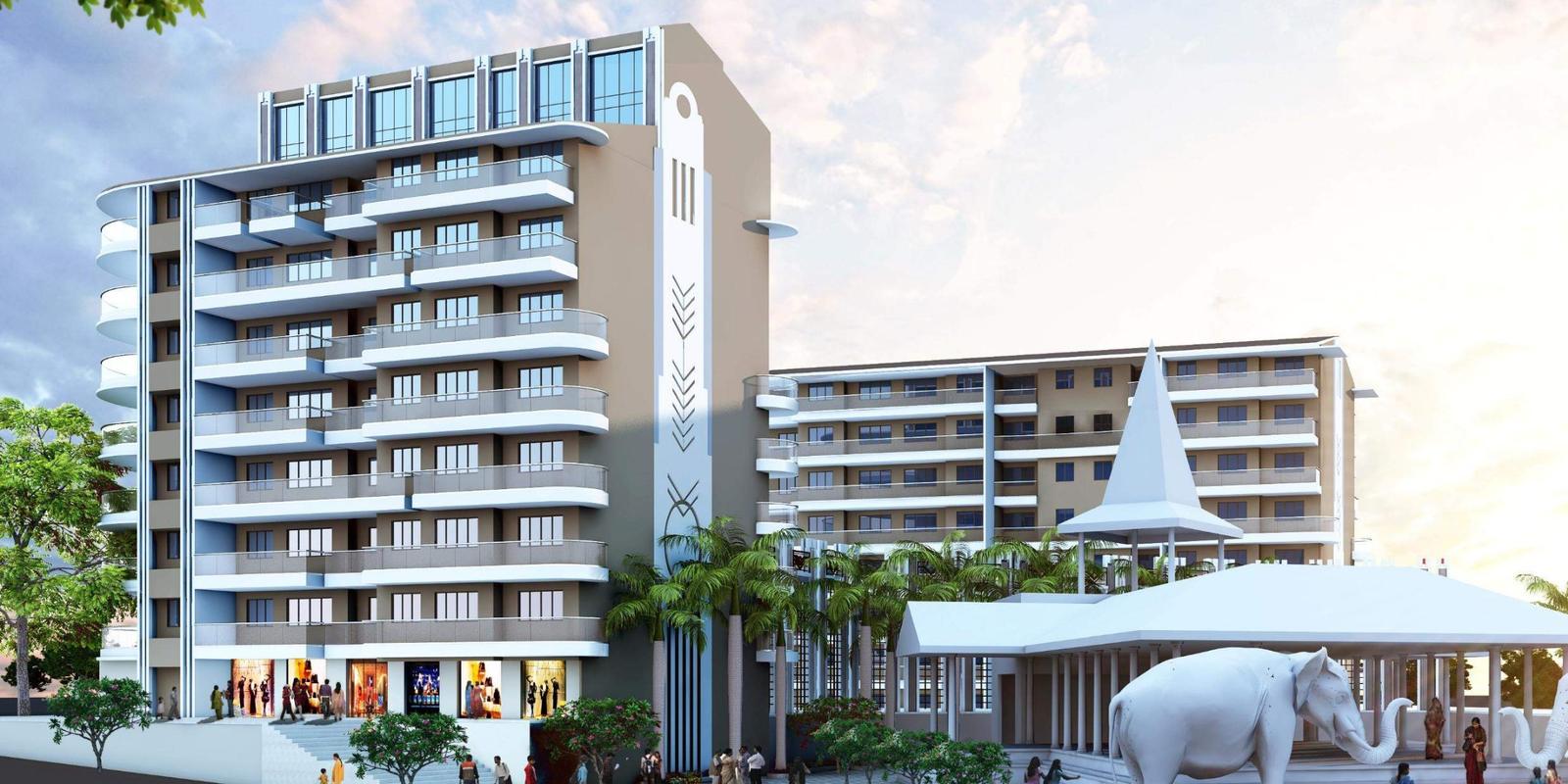 Magnum Rajdeep, St Inez, Panaji — artist's impression: the corner tower