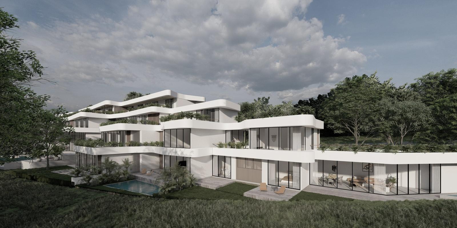 The Ribbon by Magnum, Porvorim — artist's impression: the garden terraces