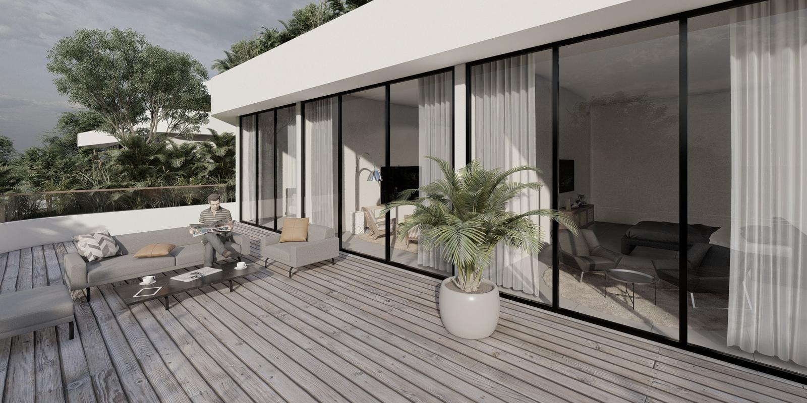 The Ribbon by Magnum, Porvorim — artist's impression: a private terrace