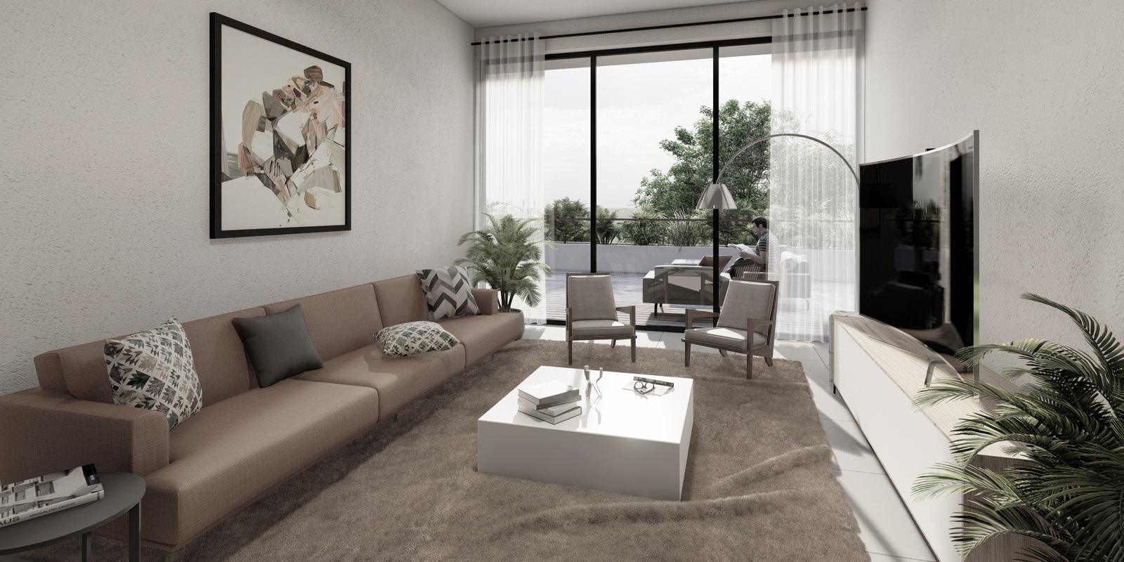 The Ribbon by Magnum, Porvorim — artist's impression: a living room